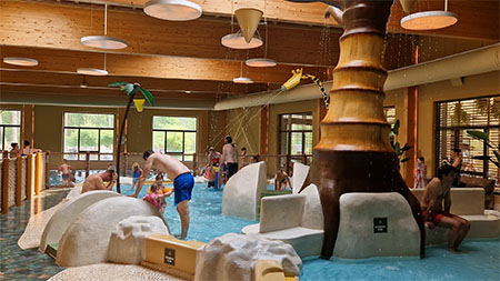 Paddling pool at Maji Springs at the Safari Resort Beekse Bergen