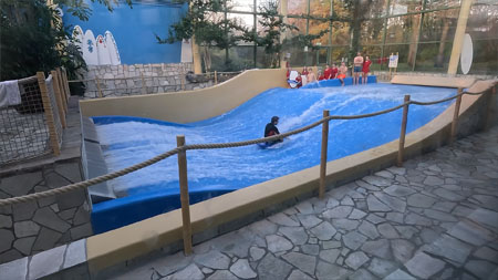 Wave Rider in the Aqua Mundo of Center Parcs De Eemhof