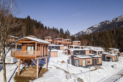 Detached holiday homes in the mountains at Alps Resorts Chalets and Glamping Nassfeld