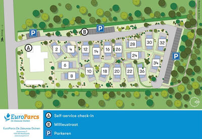 Park map EuroParcs De Zeeuwse Duinen