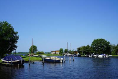 Marina of the EuroParcs Kagerplassen holiday park