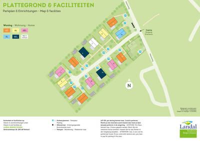 Park map Landal Residence Berger Duinen