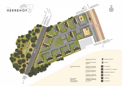 Park map van Park Heerehof