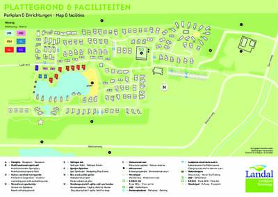 Park map Landal Landgoed Bourtange