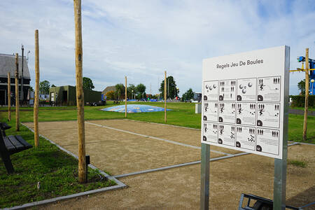 Jeu De Boules court at the EuroParcs Kagerplassen holiday park